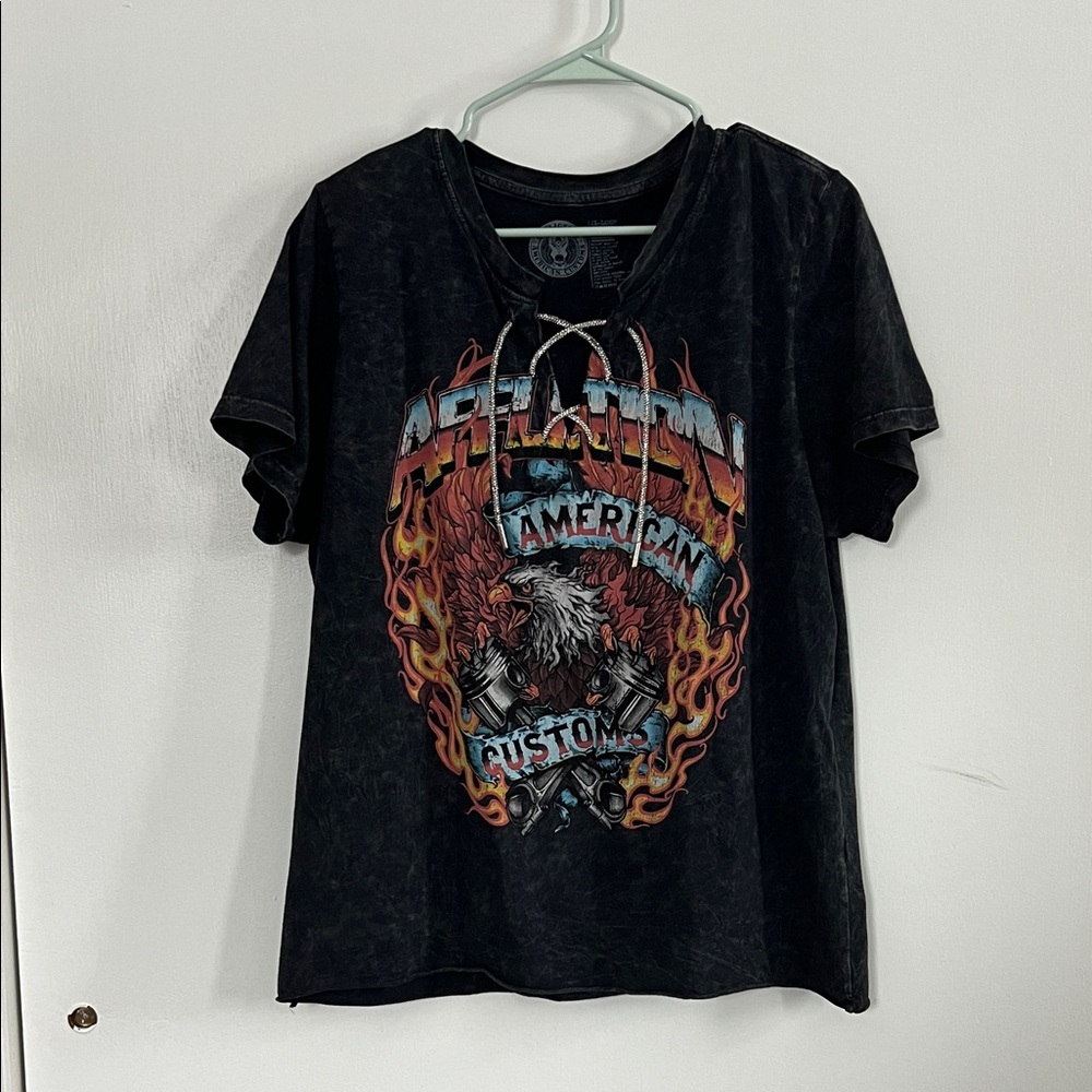 Affliction Charcoal Graphic Tee